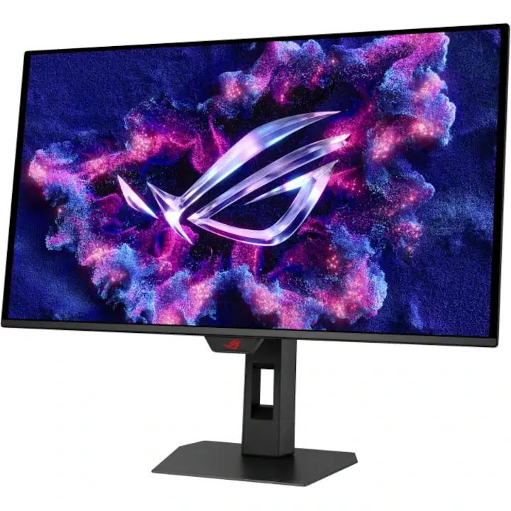 Monitor Gaming Asus ROG Strix OLED XG27ACDMS, 26.5", QHD (2560x1440) QD-OLED, 280 Hz, 0.03ms GTG, Neo Proximity Sensor, G-SYNC® compatible, HDR10, Flicker-Fee, Adaptive-Sync, A.I. Assistant Technology, Shadow Boost, USB-C, DisplayPort, HDMI, Pivot, Negru