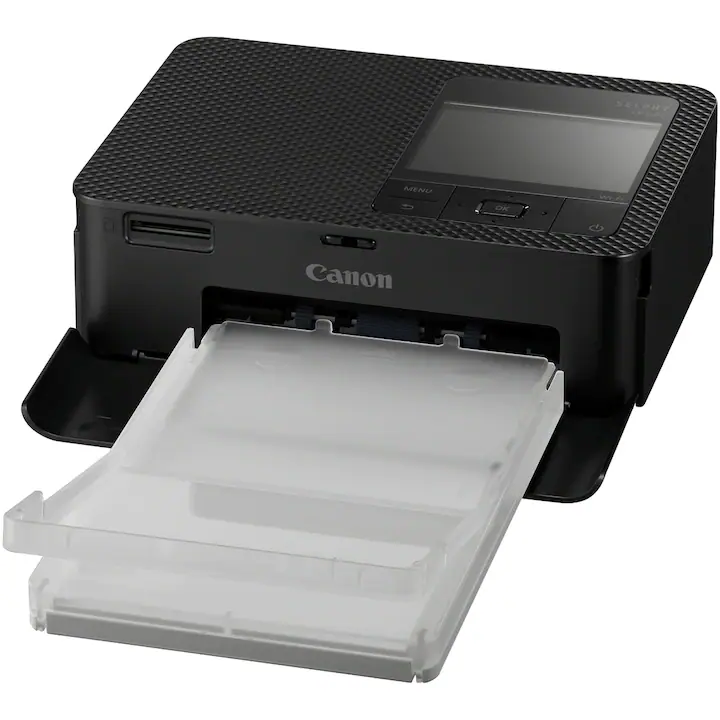 Imprimanta Foto Color Canon SELPHY CP1500, WiFi, USB-C, LCD 3.5", memory card, negru