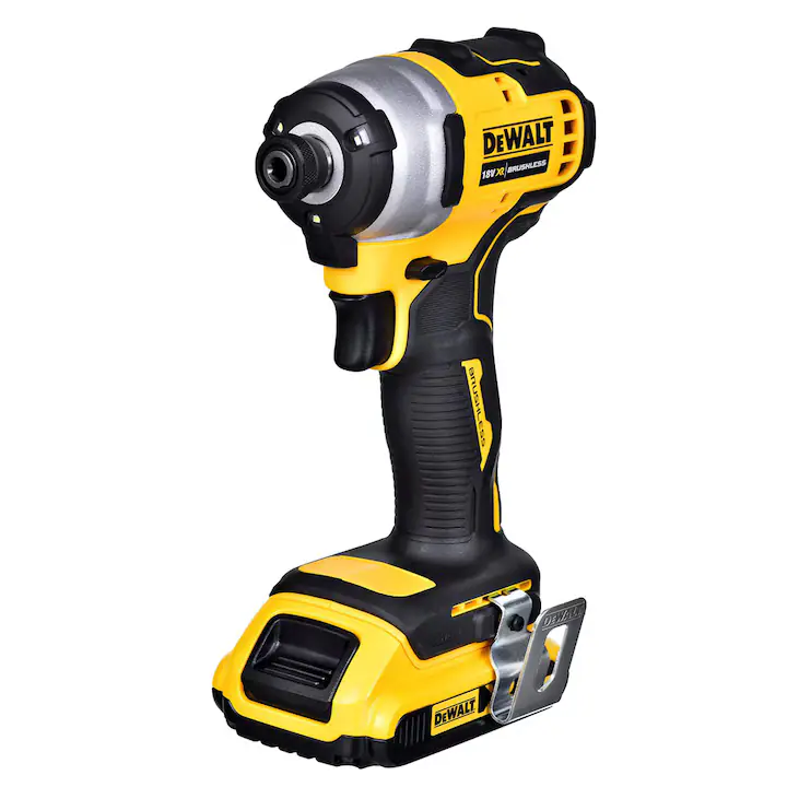Masina de gaurit si insurubat compacta cu impact de 18 V XR cu motor fara perii - 2 X 2 Ah
