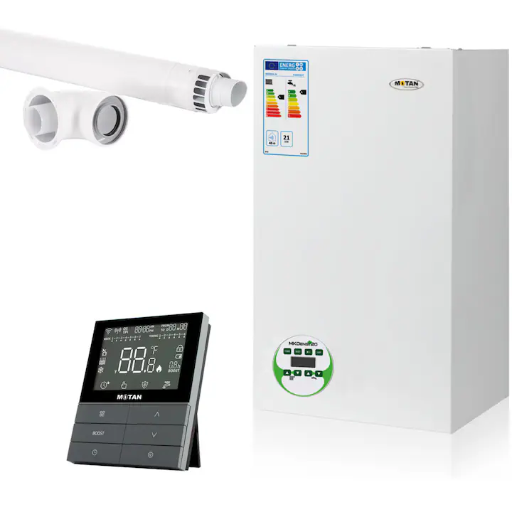 Set Centrala termica Motan MKDens 21/23kw + Termostat FARA FIR