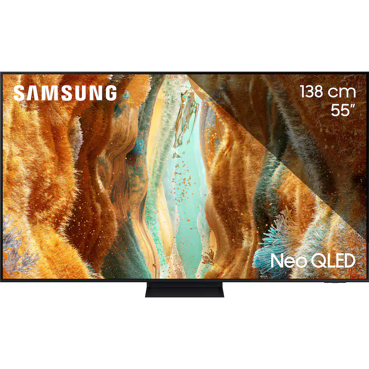Televizor SAMSUNG Neo QLED 55QN70F, 138 cm, Smart, 4K Ultra HD, 100 Hz, Clasa E