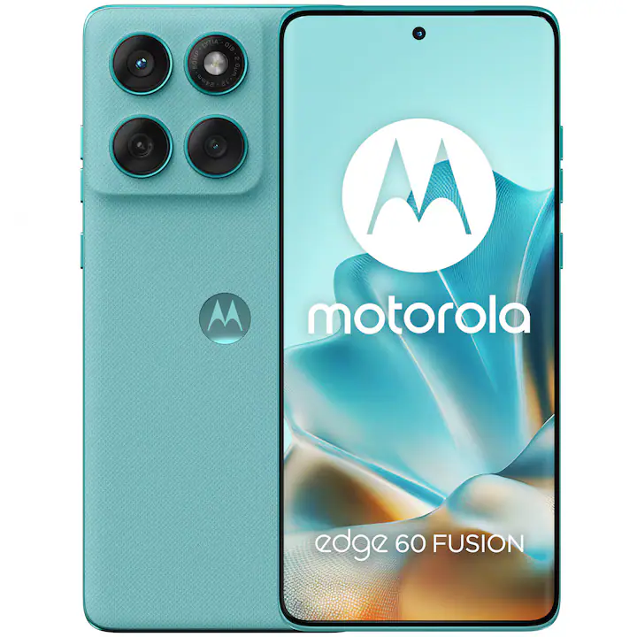 Telefon mobil Motorola Edge 60 Fusion, 256GB, 8GB RAM, 5G, Pantone Amazonite