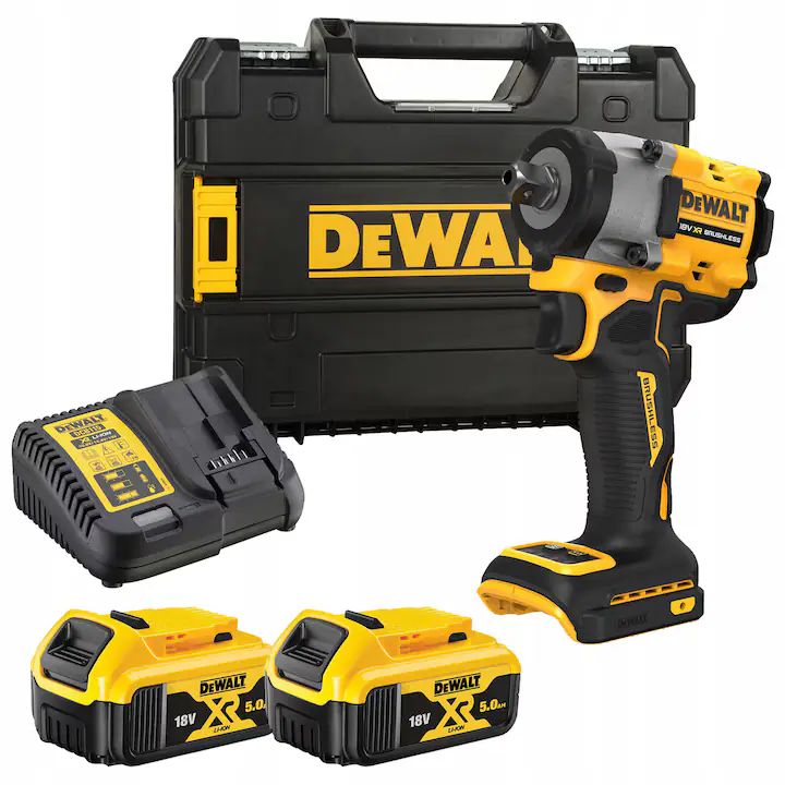 Cheie cu impact DeWalt DCF922P2, 406Nm, 18V, 2 acumulatori, 1/2''