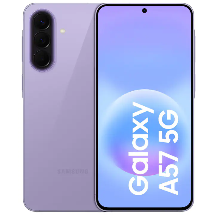 Telefon mobil Samsung Galaxy A57, Dual SIM, 8GB RAM, 256GB, 5G, Awesome Lilac