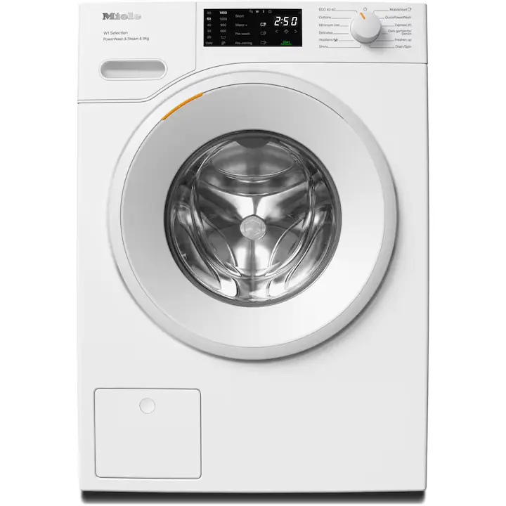 Masina de spalat rufe Miele WSD 383 WCS, 9 kg, 1400 rpm, Clasa A, SteamCare, QuickPowerWash, Miele@home, Alb