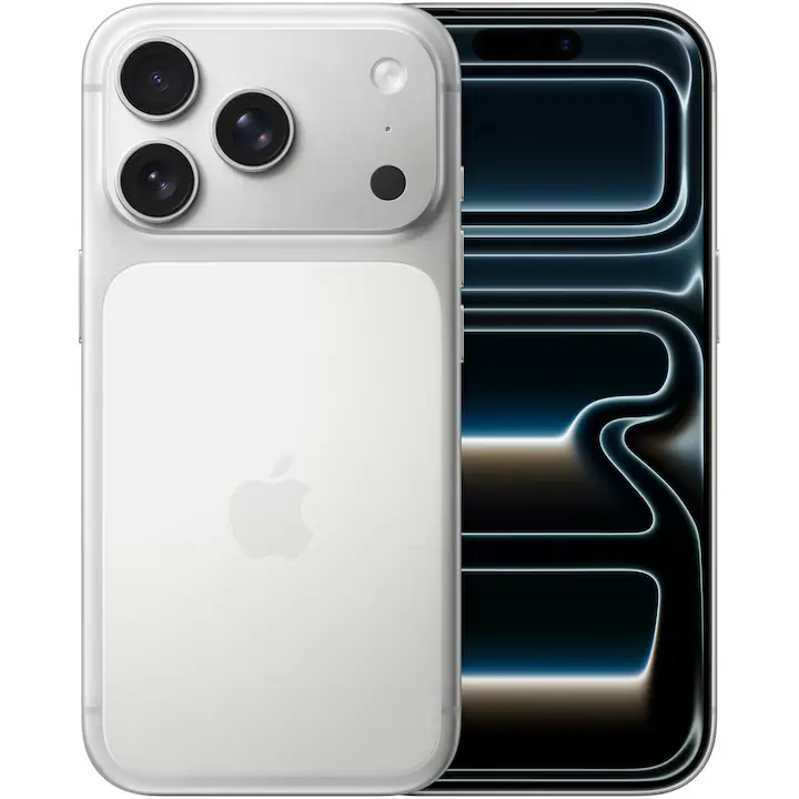 Telefon mobil Apple iPhone 17 Pro, 256GB, 5G, Silver
