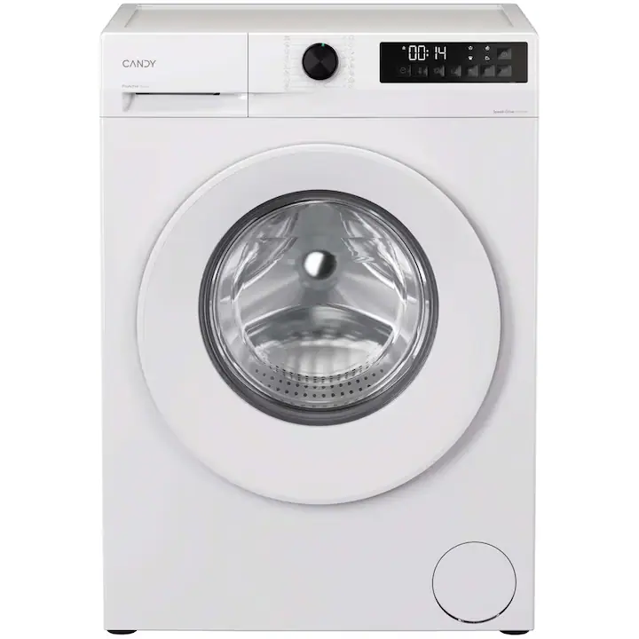 Masina de spalat rufe Candy GD 4108-S, clasa A-20%, 10 kg, Motor Inverter, 1400 rpm, ProActive Wash, Soft Drum, Clean Shield, alba
