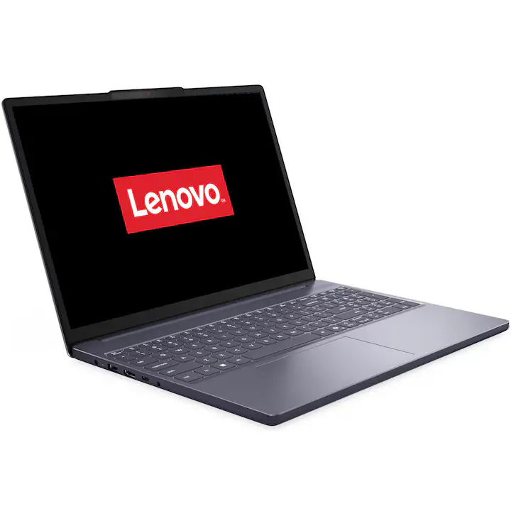 Laptop Lenovo IdeaPad Slim 3 15ARP10 cu procesor AMD Ryzen™ 7 170 pana la 4.75GHz, 15.3" WUXGA, IPS, 16GB DDR5 RAM, 512GB SSD, AMD Radeon™ 680M Graphics, No OS, Luna Grey, 3Y Courier