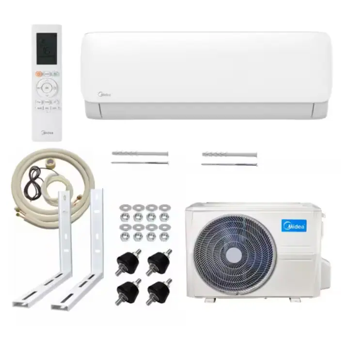 Pachet aer conditionat MIDEA XTREME FRESH 12000 BTU-MSAGBU-12HRFN8-QRD1GW si kit complet de montaj