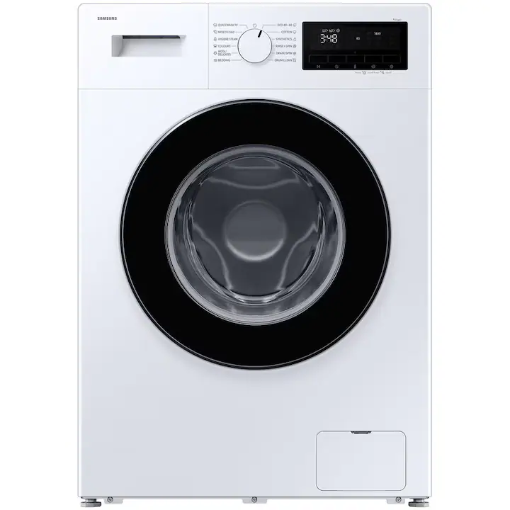 Masina de spalat rufe Samsung WW90FG3M05AWLF, 9kg, 1400rpm, Clasa A, Hygiene Steam, Drum Clean, Eco 40-60, Quick Wash 15', Digital Motor Inverter, Alb
