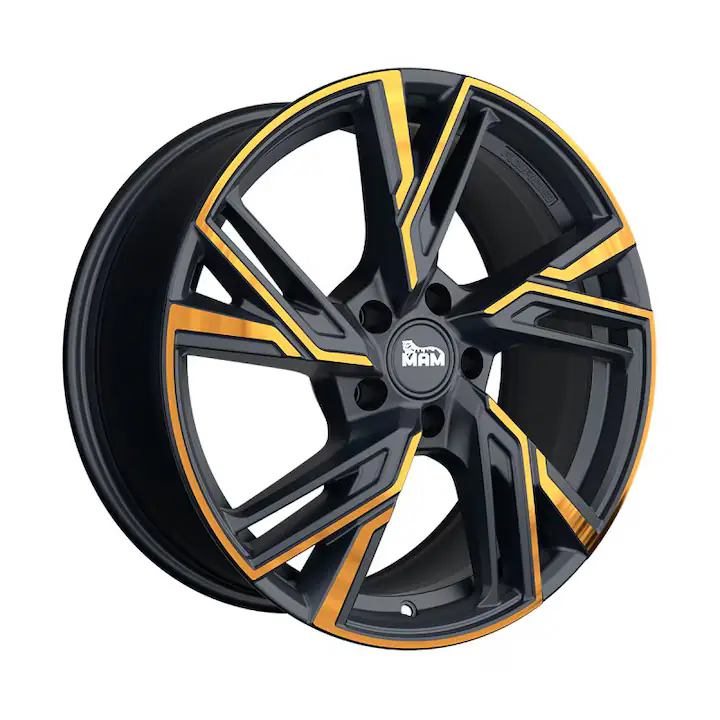 Janta aliaj Mam felgen RS5 MATT BLACK FRONT COPPER 8x18 5x112 et45