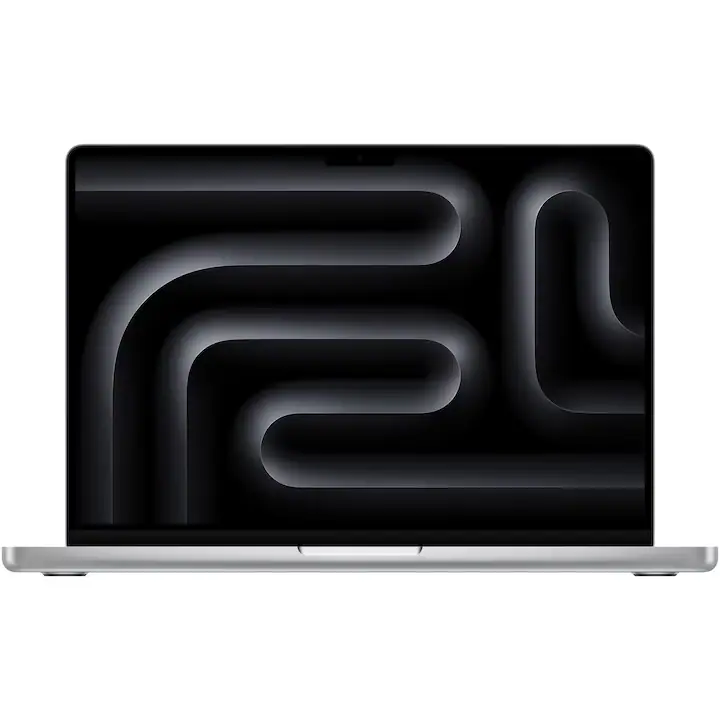 Laptop Apple MacBook Pro 16" cu procesor Apple M5 Pro, 18 nuclee CPU si 20 nuclee GPU, 48GB RAM, 2TB SSD, Silver, Tastatura Internationala, Manual RO
