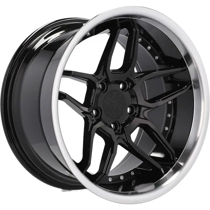 Set 4 Jante Aliaj Haxer 18" 5x120 pentru BMW E34 E38 E39 E60 E61 E65 8.5+10 cali szeroki rant