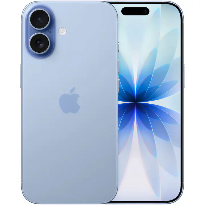Telefon mobil Apple iPhone 17, 256GB, 5G, Mist Blue