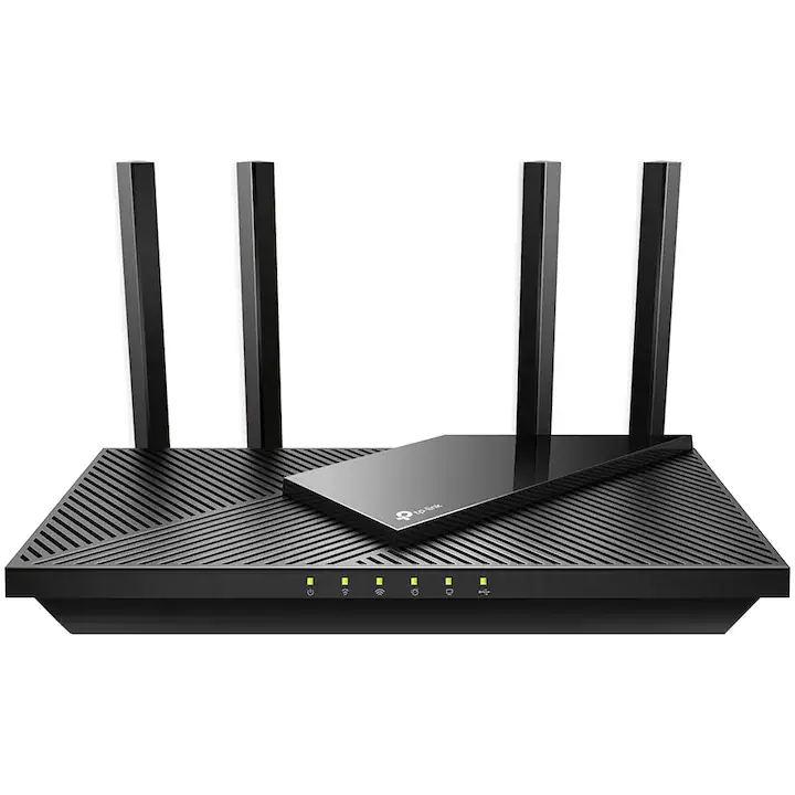 Router Wireless TP-Link Archer AX55, AX3000, Dual-Band, Wi-Fi 6, Dual-Core CPU, OFMA, Beamforming, HomeShield Security, Ultra-Low Latency