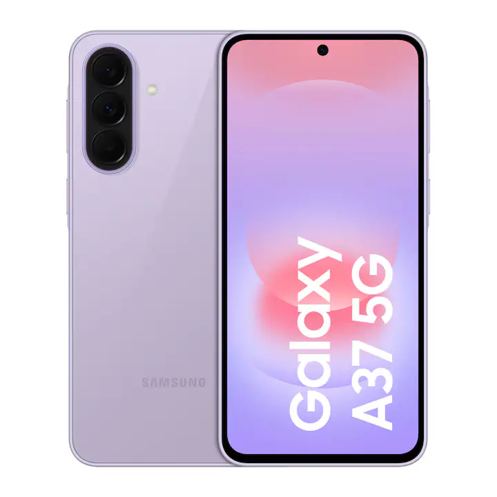 Telefon mobil Samsung Galaxy A37, Dual SIM, 6GB RAM, 128GB, 5G, Awesome Lavender