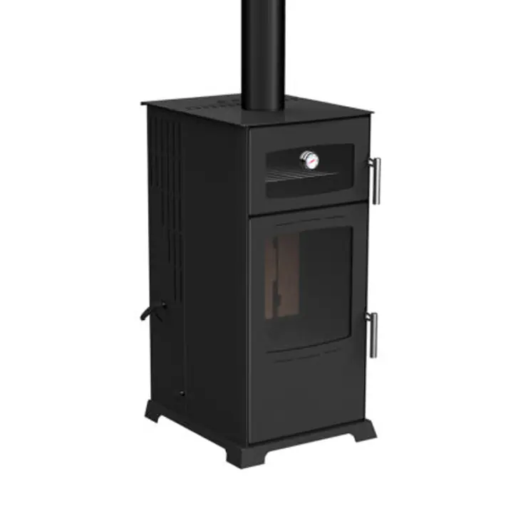 Soba de gatit pe lemne si peleti cu plita si cuptor GOLD 12kW