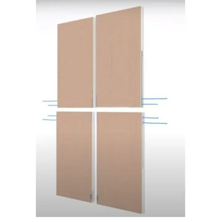 INFINITY S 200x120cm Panou radiant cu apa din gips carton si polistiren EPS pentru racire pasiva si incalzire in tavan sau pereti in sistem uscat