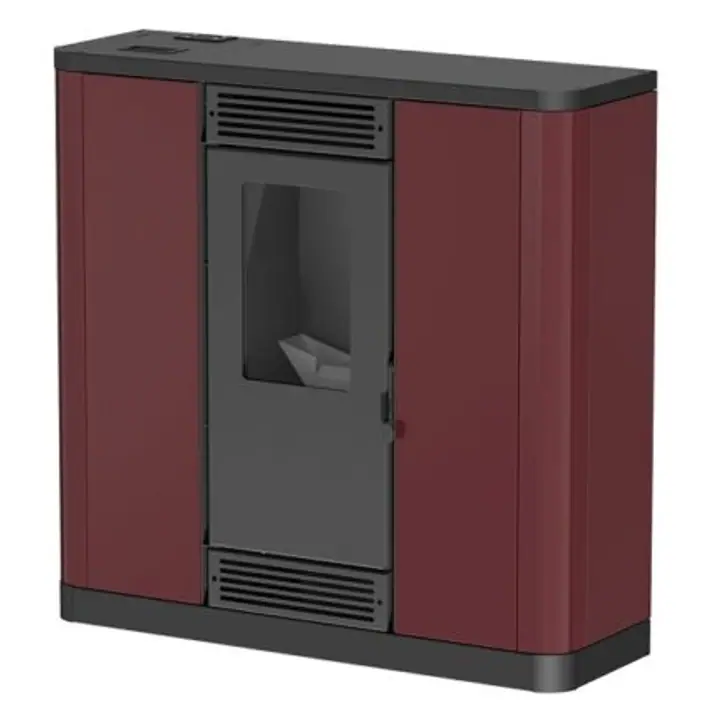 Soba pe peleti Mareli AURORA de 11 kW cu doua ventilatoare