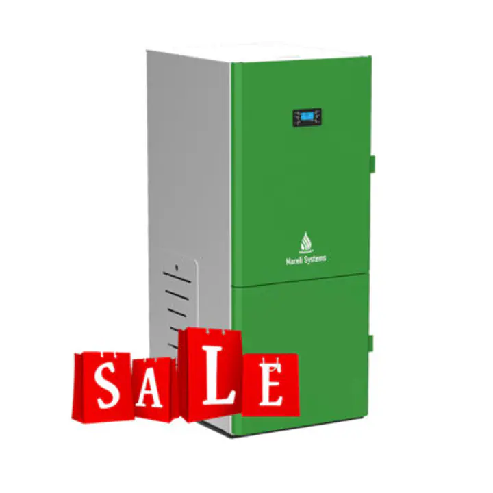 Centrala peleti compacta Mareli Premium RubynoR ECOSTAR SBN 20-35KW