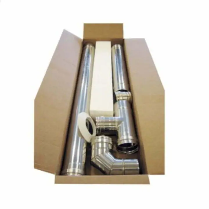 Kit evacuare centrala pe peleti D-100mm – inox