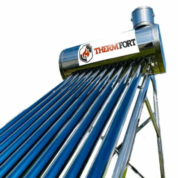 Panou Solar Presurizat cu Serpentina- 120L INOX 12 tuburi vidate