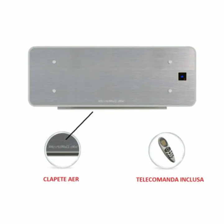 Ventiloconvector REVERSO 5.6 kW premium de perete ultra slim