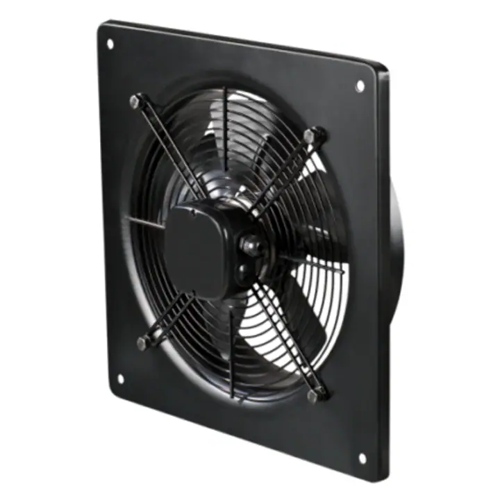 Ventilator axial industrial perete, placa patrata 220V- diferite dimensiuni