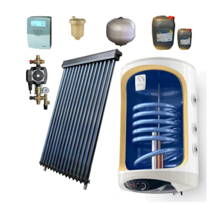 Sistem solar presurizat heat-pipe 2 persoane, tuburi vidate