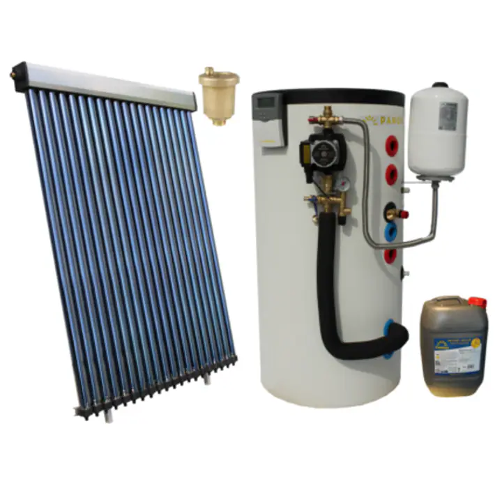 Sistem solar presurizat heat-pipe 4 persoane, tuburi vidate