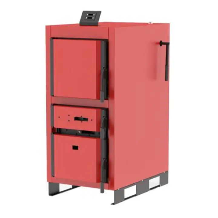 Cazan pe lemne cu gazeificare 32kW, centrala termica Mareli combustibil solid