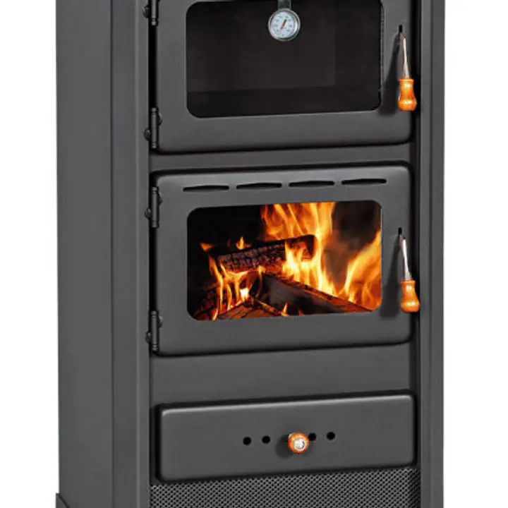 Semineu pe lemne cu cuptor si plita de gatit model FM E – 12kW