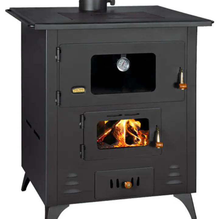 Semineu pe lemne cu cuptor si plita de gatit model FR – 14kW