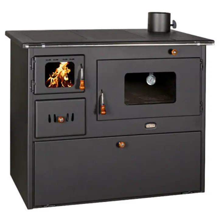 Soba de gatit pe lemne cu plita si cuptor model P50 – 16Kw
