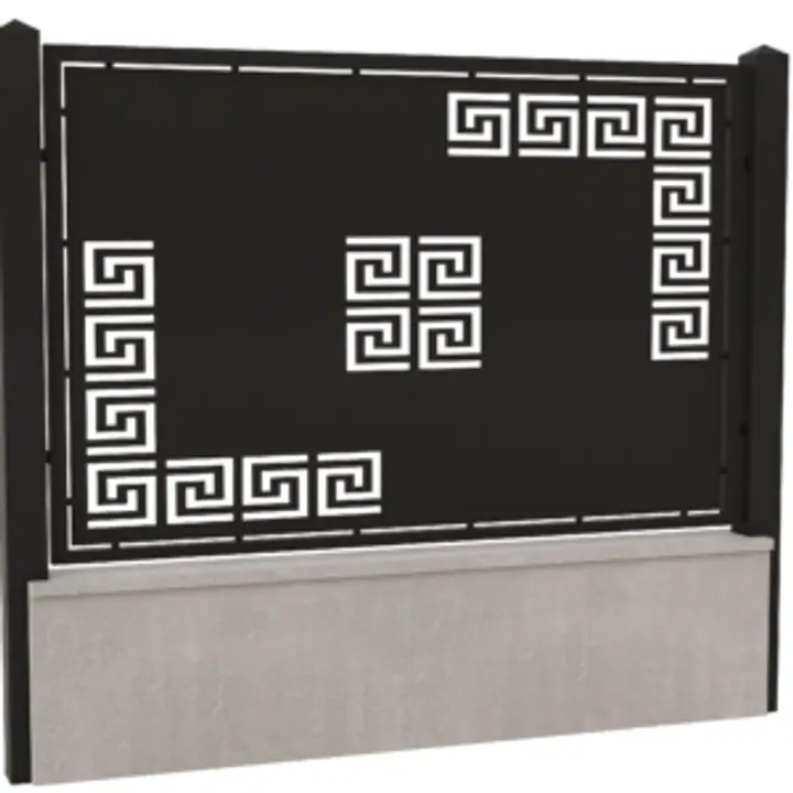 Panou gard tabla decupata cnc-Model 10