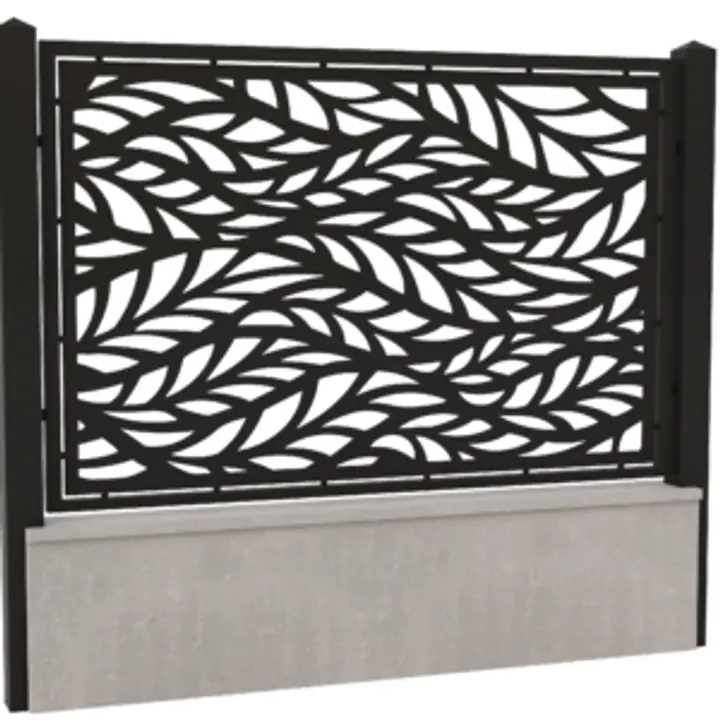 Panou gard din tabla decupata cnc-Model 4