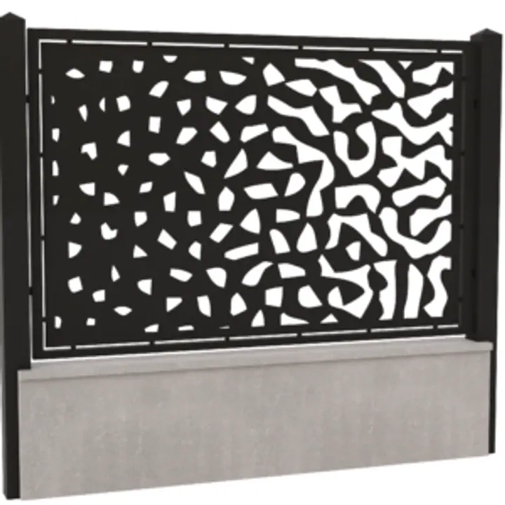 Panou gard din tabla decupata cnc-Model 11