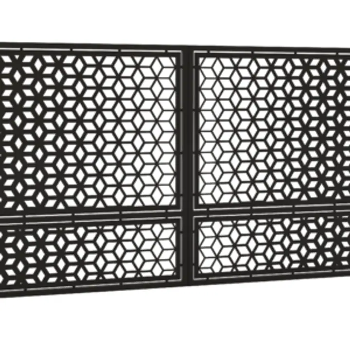 Porti din tabla decupata cnc-Model 3