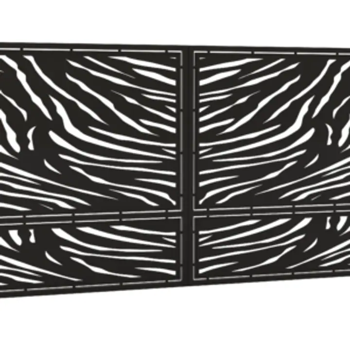 Porti din tabla decupata cnc-Model 2