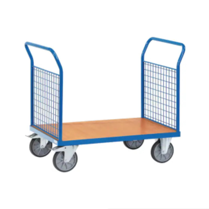 Carucior placat cu plasa de sarma 2 pereti