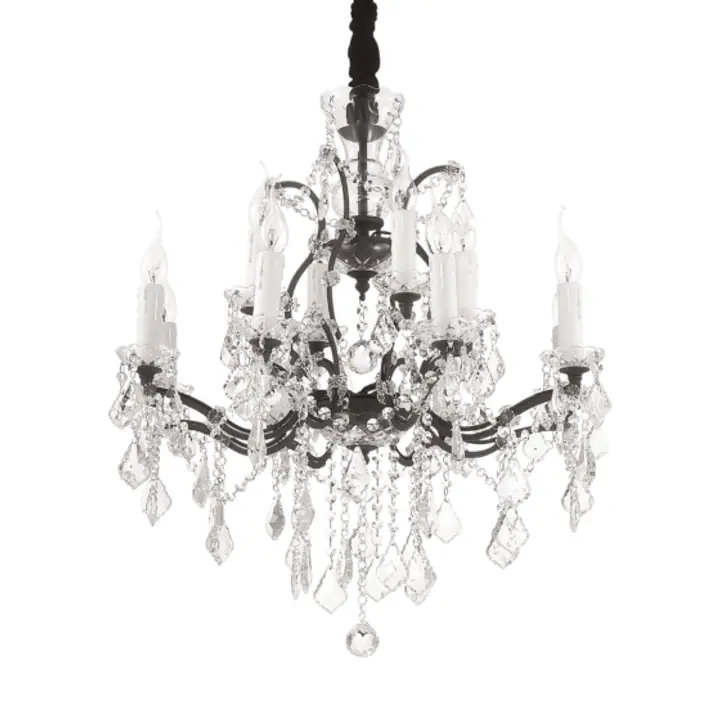 Lampa Suspendata LIBERTY NERO E14 max 12 x 40W
