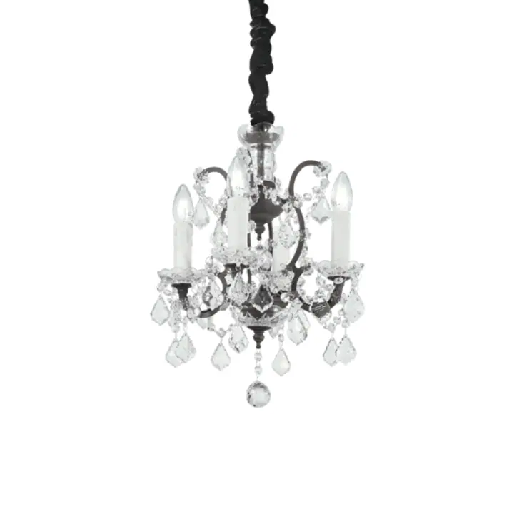 Lampa Suspendata LIBERTY NERO E14 max 4 x 40W
