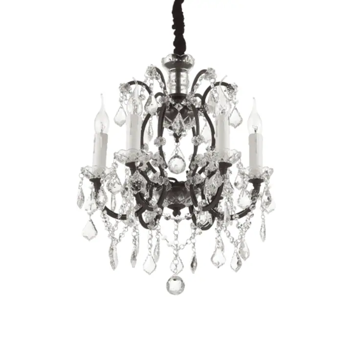 Lampa Suspendata LIBERTY NERO E14 max 6 x 40W
