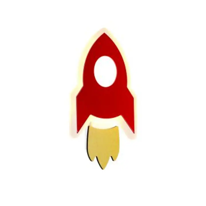 Lampa pentru copii Nasa Red 24X13X3.8CM
