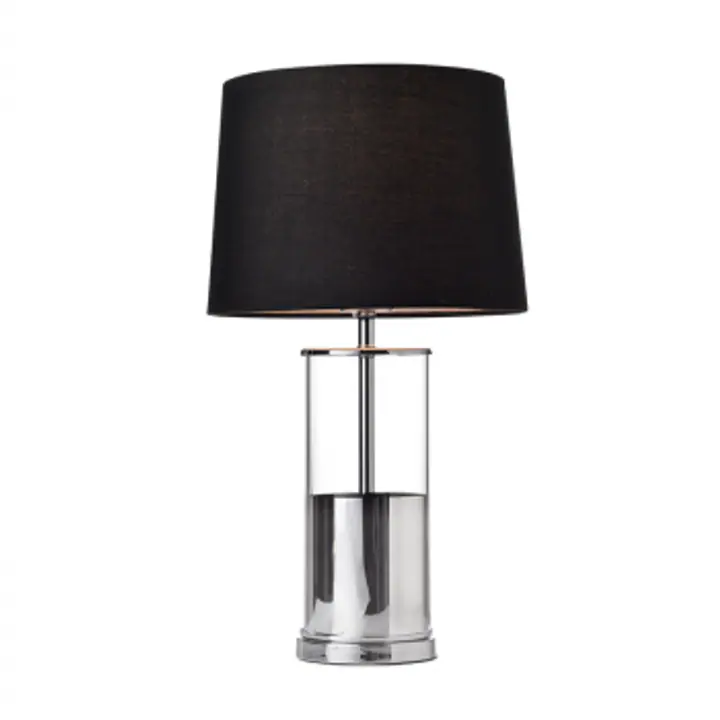 Veioza Renouar, 1XE27, 25ΧΗ45CM, negru/crom