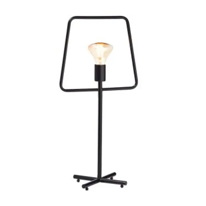Veioza Netto, 1XE27, 30Χ23ΧΗ63CM, negru