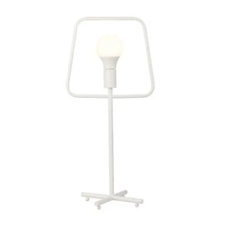 Veioza Netto, 1XE27, 30Χ23ΧΗ63CM, alb