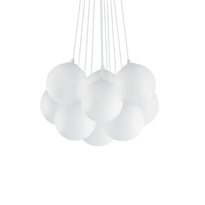 Lampa Suspendata MAPA PLUS BIANCO E14 max 11 x 40W