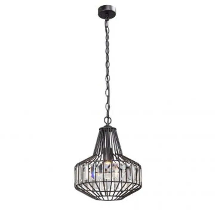 Lustra Mason 1xE27, 28x28x88 cm, negru