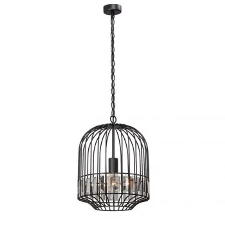 Lustra Mason 1xE27, 29x29x94 cm, negru